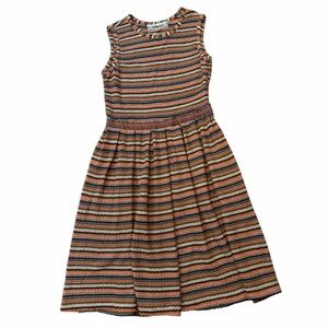 Pink Martini Striped Multicolor Sleeveless Dress